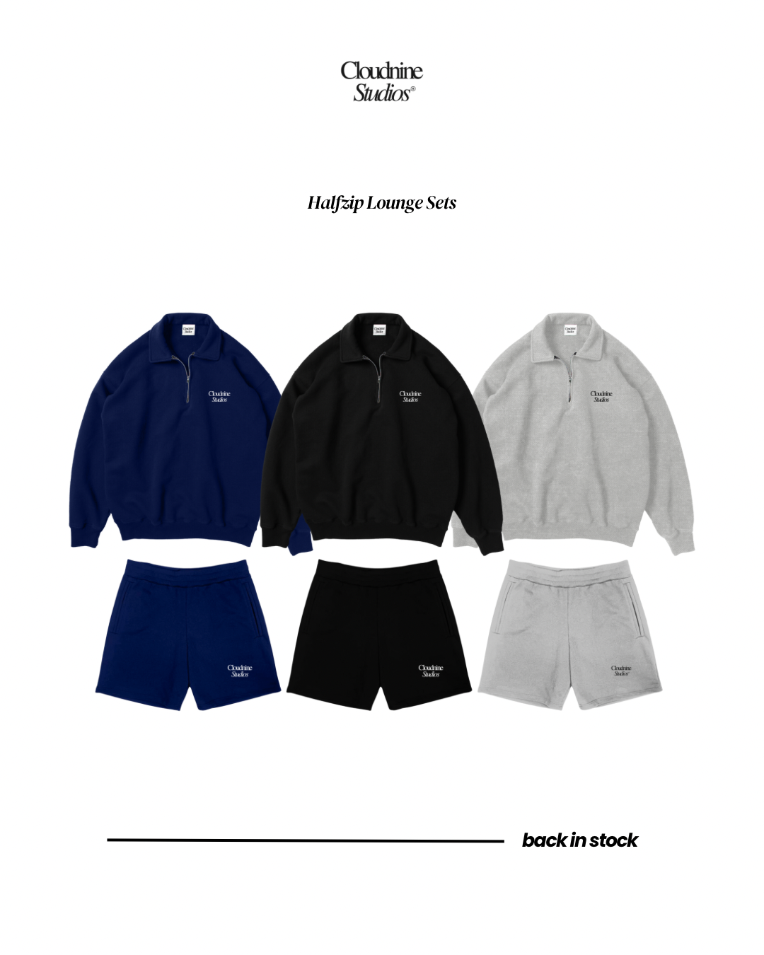 Halfzip Sets